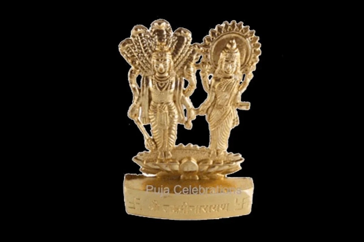 Lord Lakshmi Narayana Standee Small - Puja Celebrations
