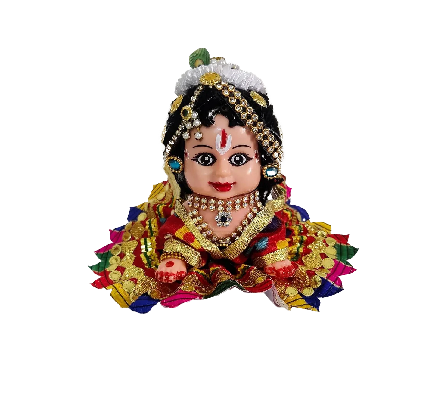 Mini Kishna Doll With Dress - Puja Celebrations