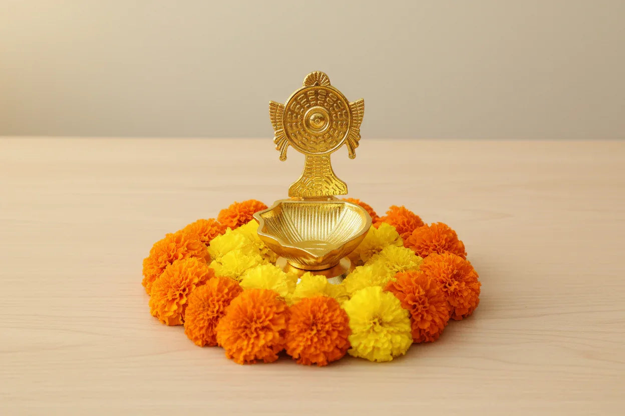 Chakra Shankh Diya - Puja Celebrations