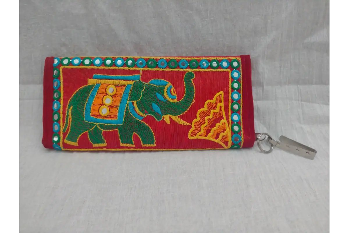 Elephant Design Clutch