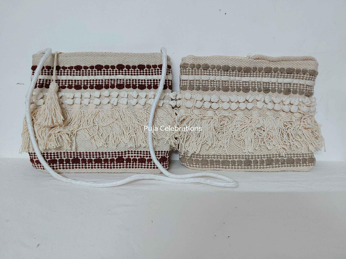 Hemp Sling Bag - Puja Celebrations