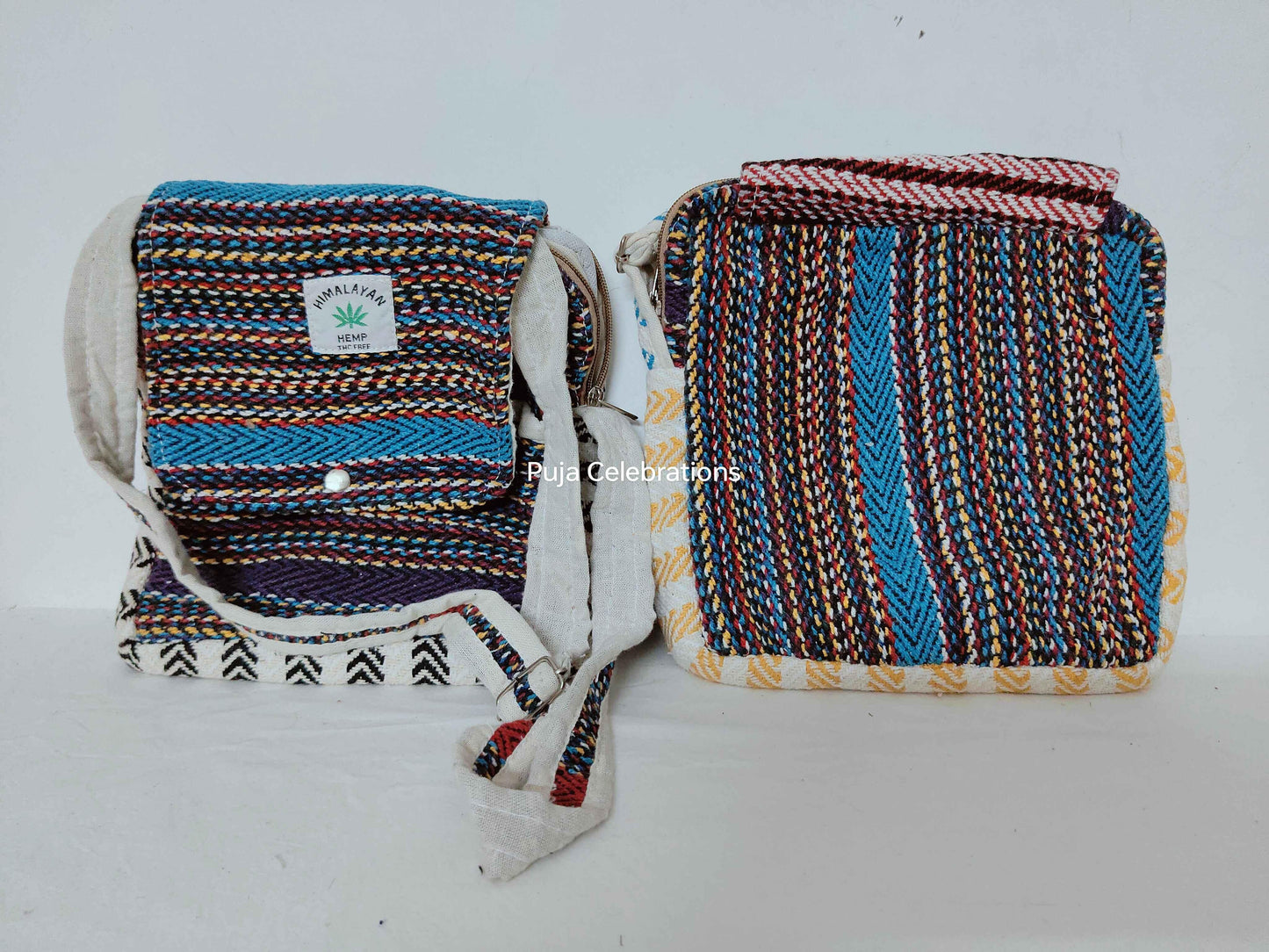 Hemp Side Sling Bag - Puja Celebrations