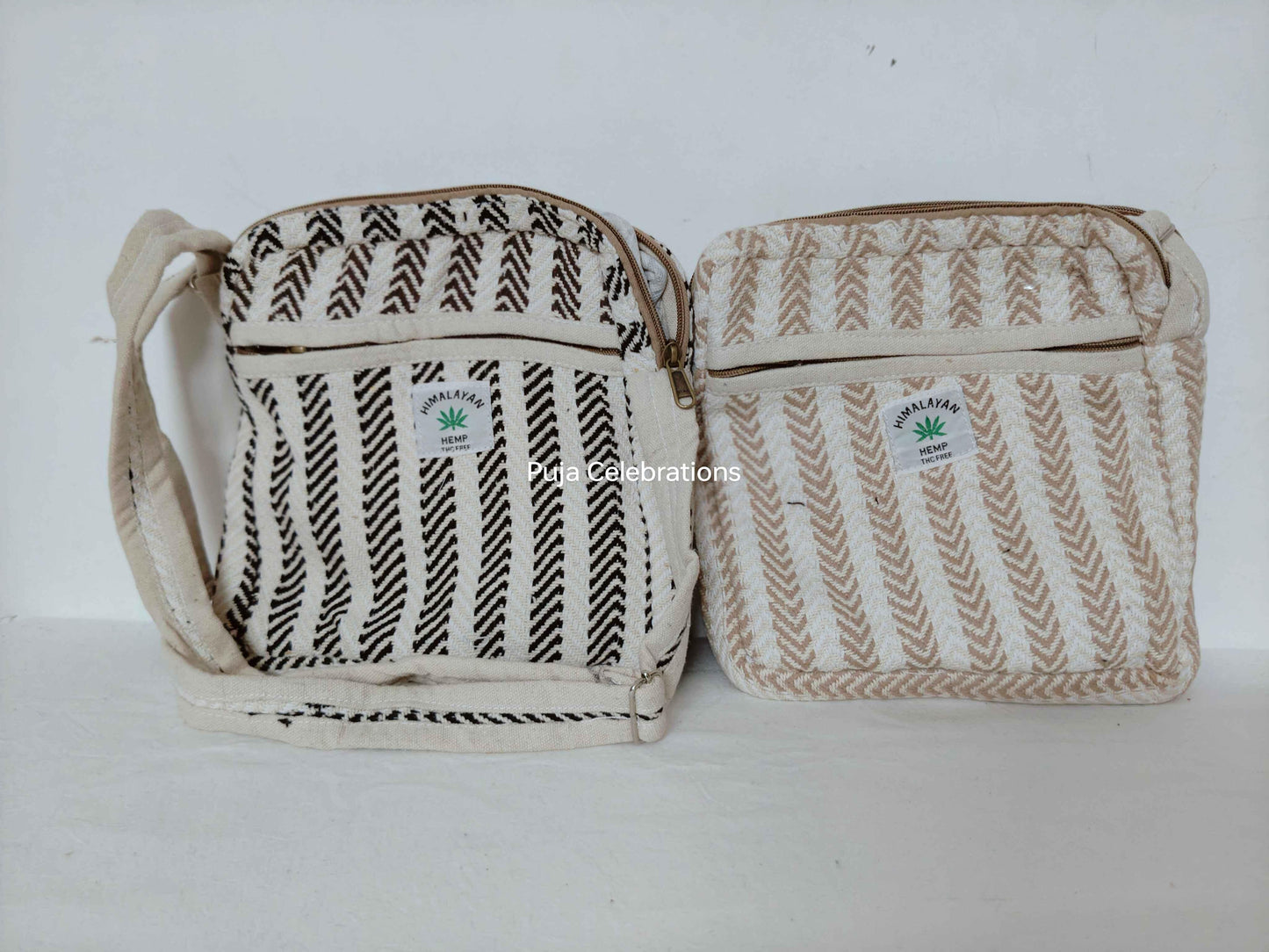 Hemp Sling Tote Bag - Puja Celebrations