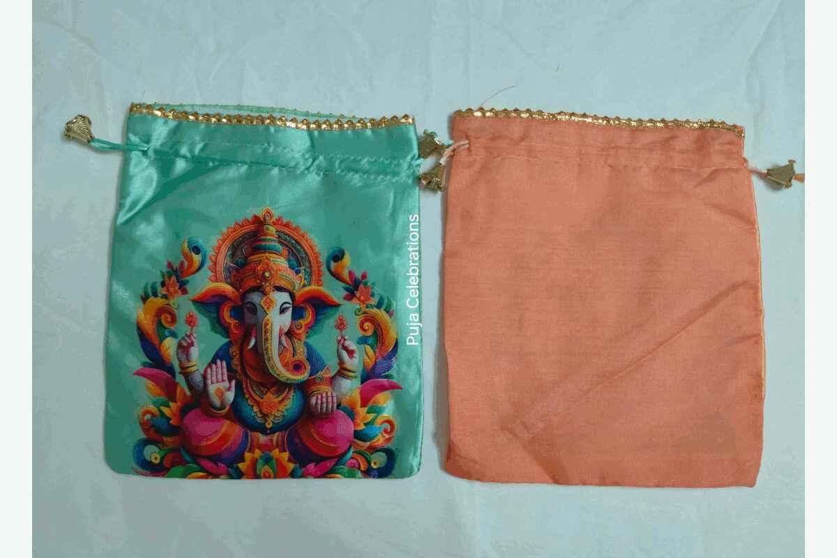 Digital Print Potli - Puja Celebrations