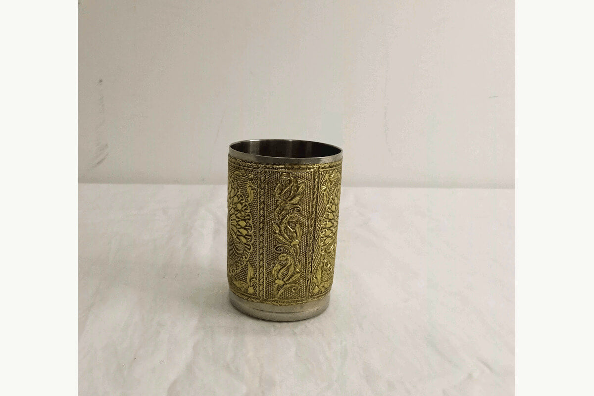 Meenakari Steel Glass