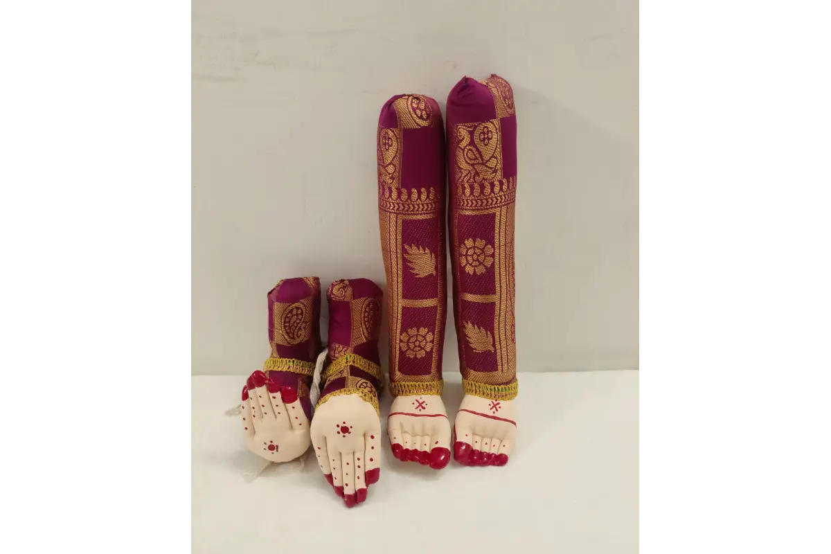 Decorated Pattu Zari Hastham Paadham