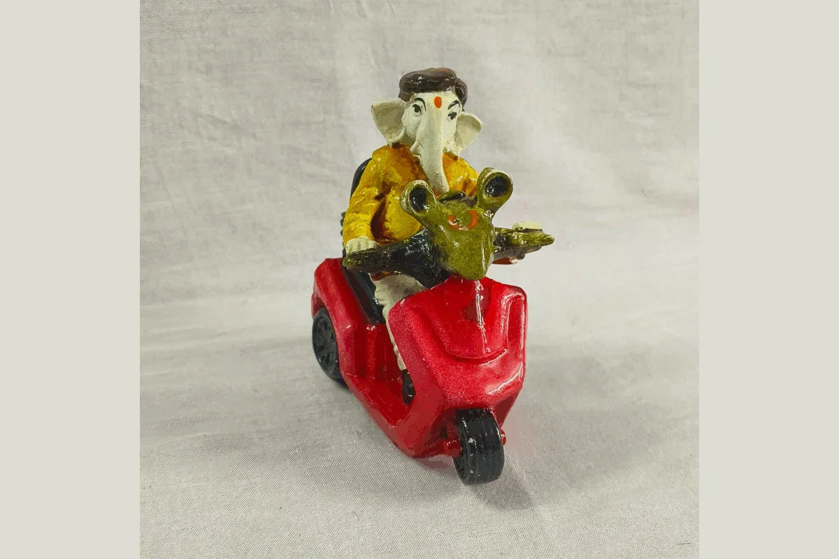 Ganesha on Scooter - Puja Celebrations