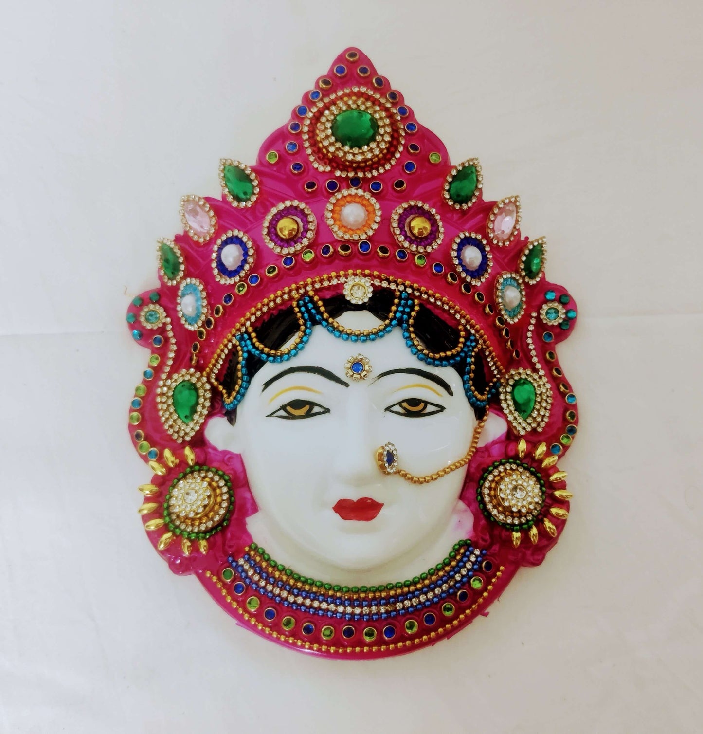 Durga Devi Decorated Face