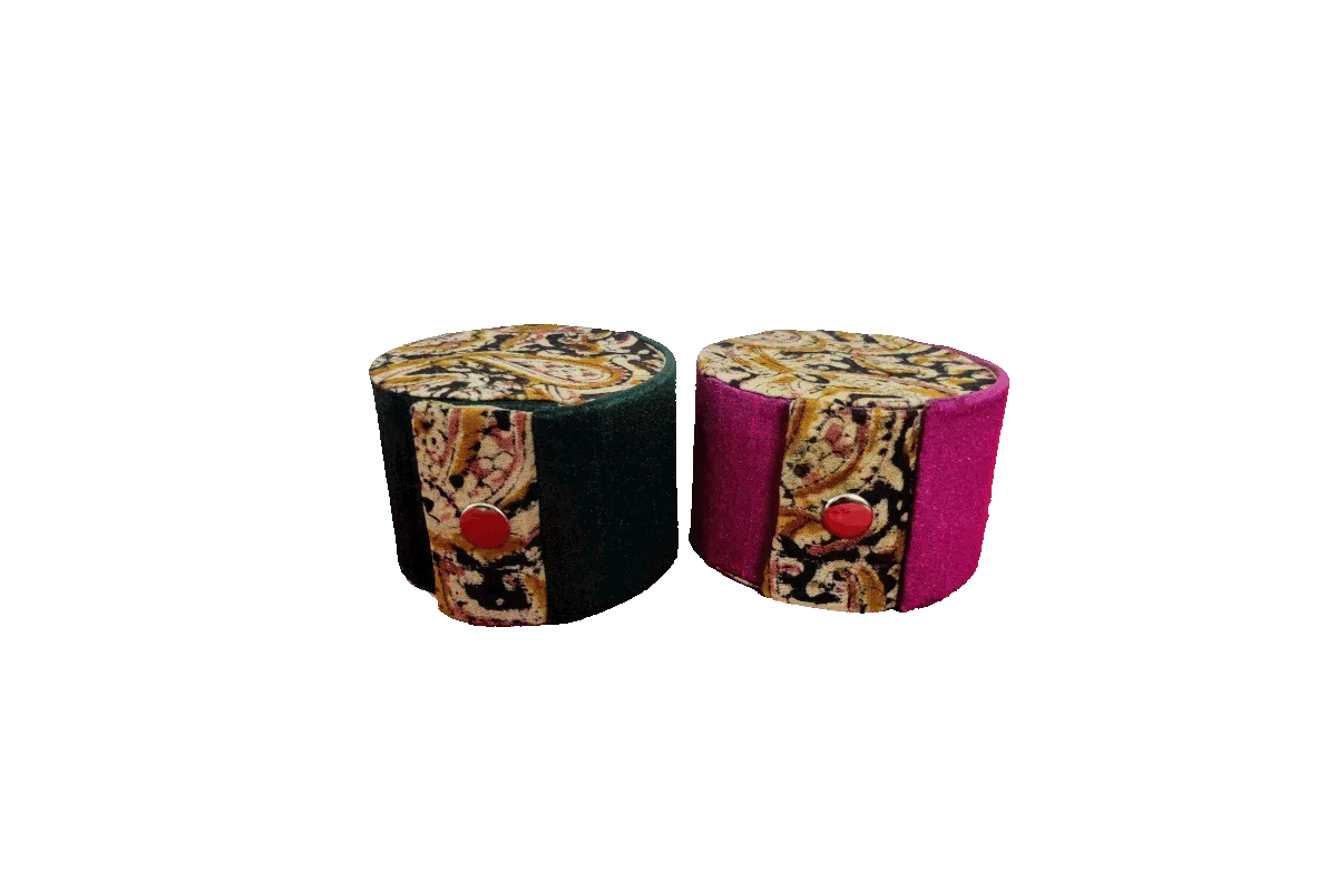 Kalamkari Bangle Box Small - Puja Celebrations