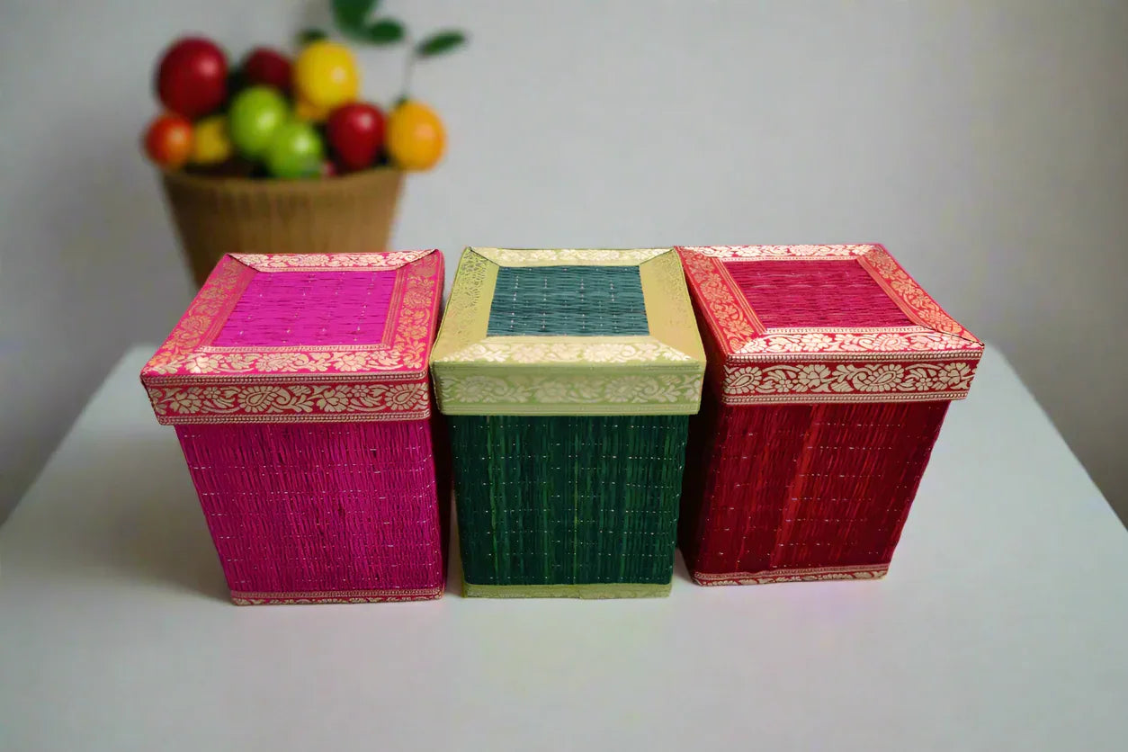 Korai Gift Box Return Gifts For Naming Ceremony – Puja Celebrations