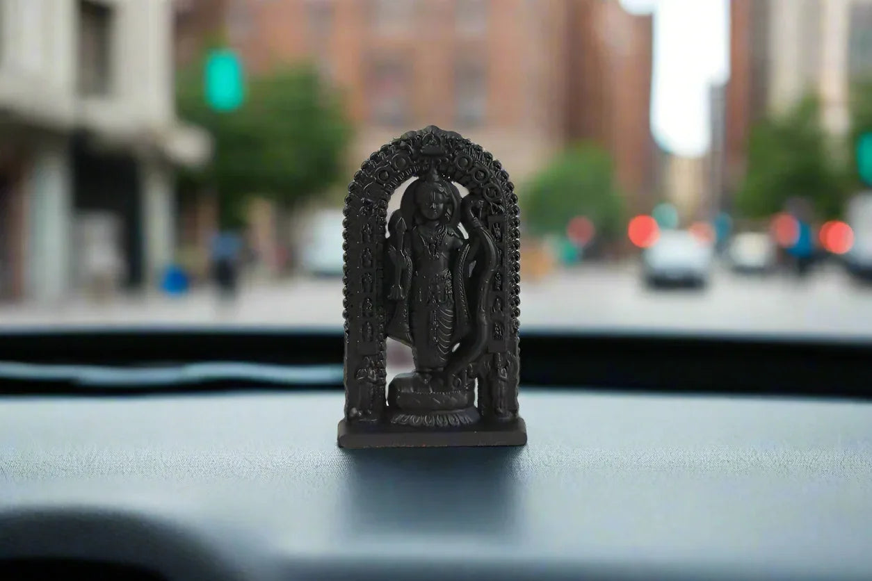 Mini Ram Lalla Car Dashboard - Puja Celebrations