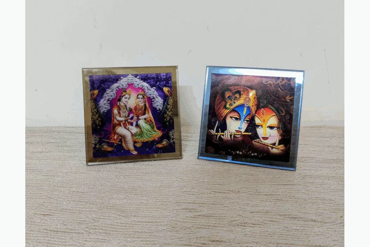Mixed God Acrylic Stand - Puja Celebrations