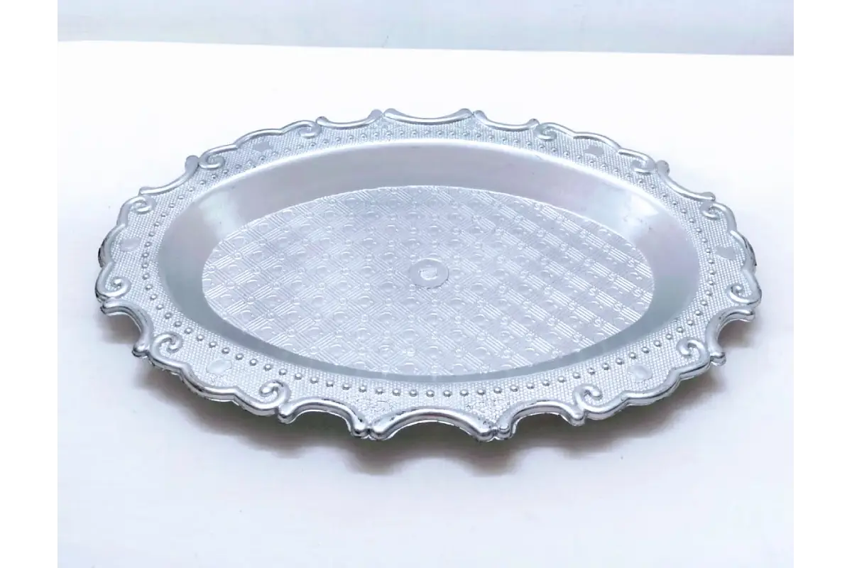 Oval Silver Tray