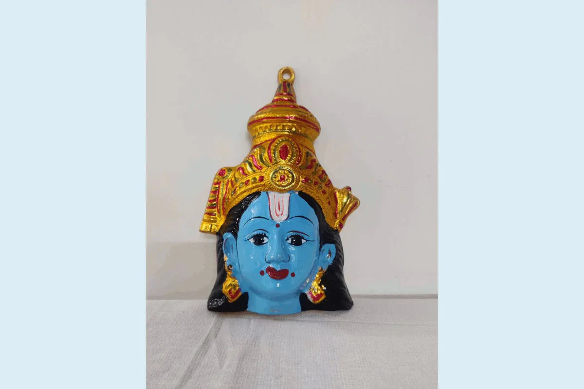 Vishnu Krishna Face Hanging - Puja Celebrations