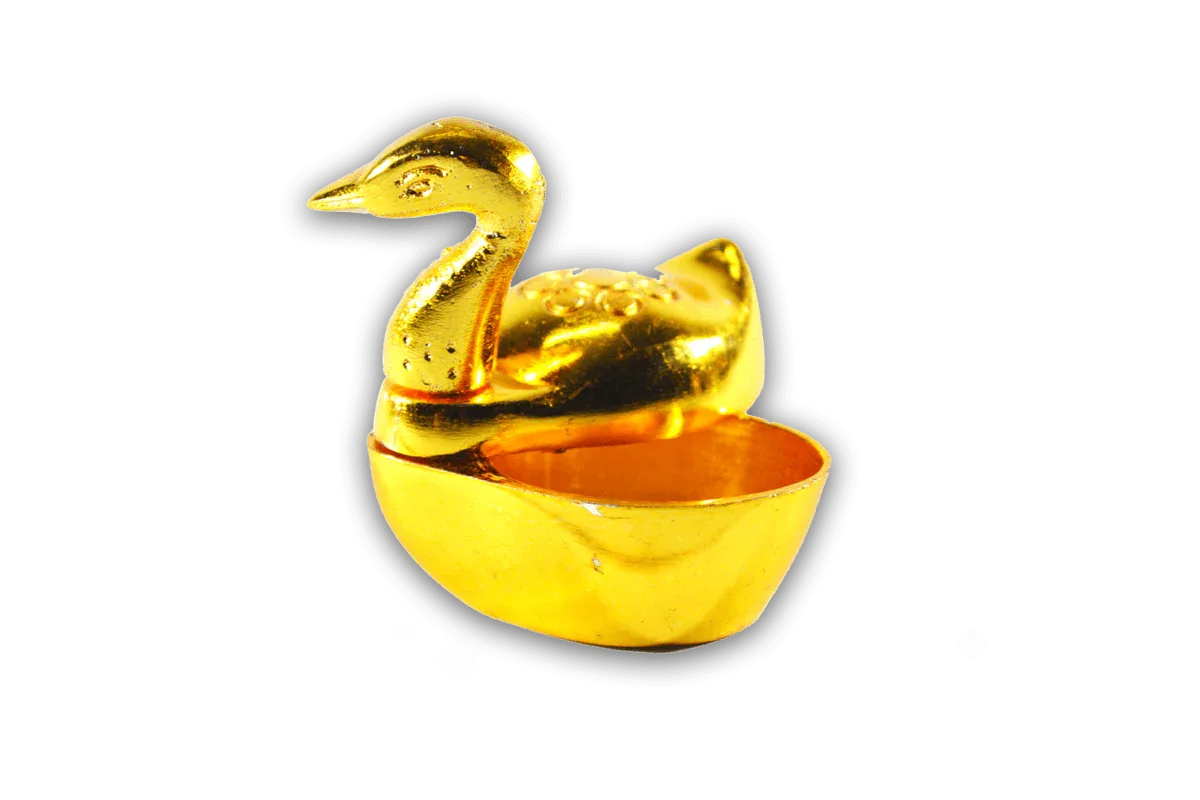 Duck Kumkum Box - Puja Celebrations