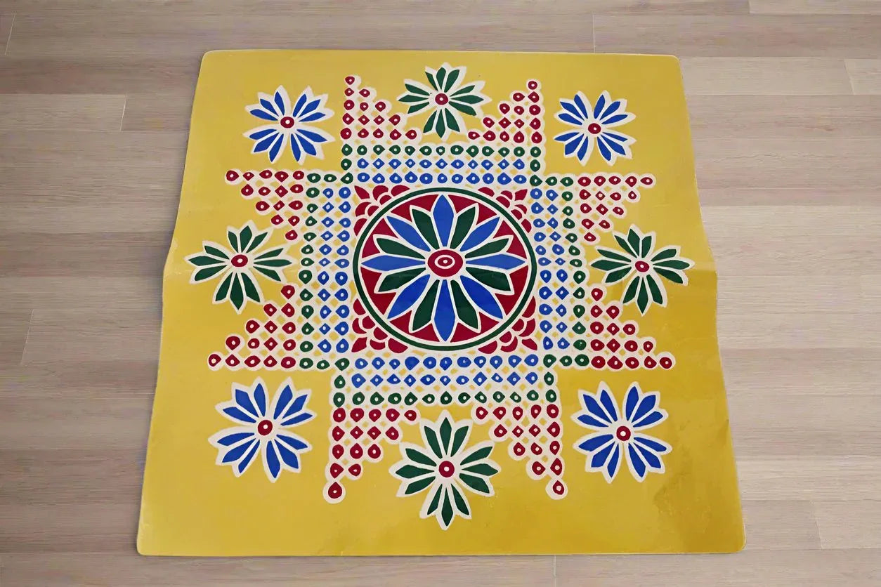 Rangoli Kolam Sticker Big - Puja Celebrations