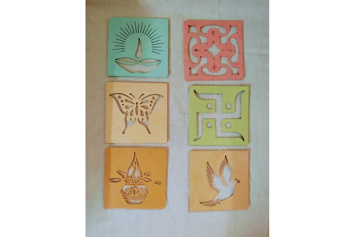 Rangoli Kolam Stencil Set
