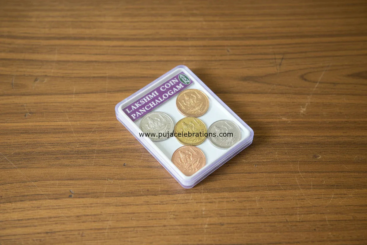 Royal Panchaloha Lakshmi Coin - Puja Celebrations