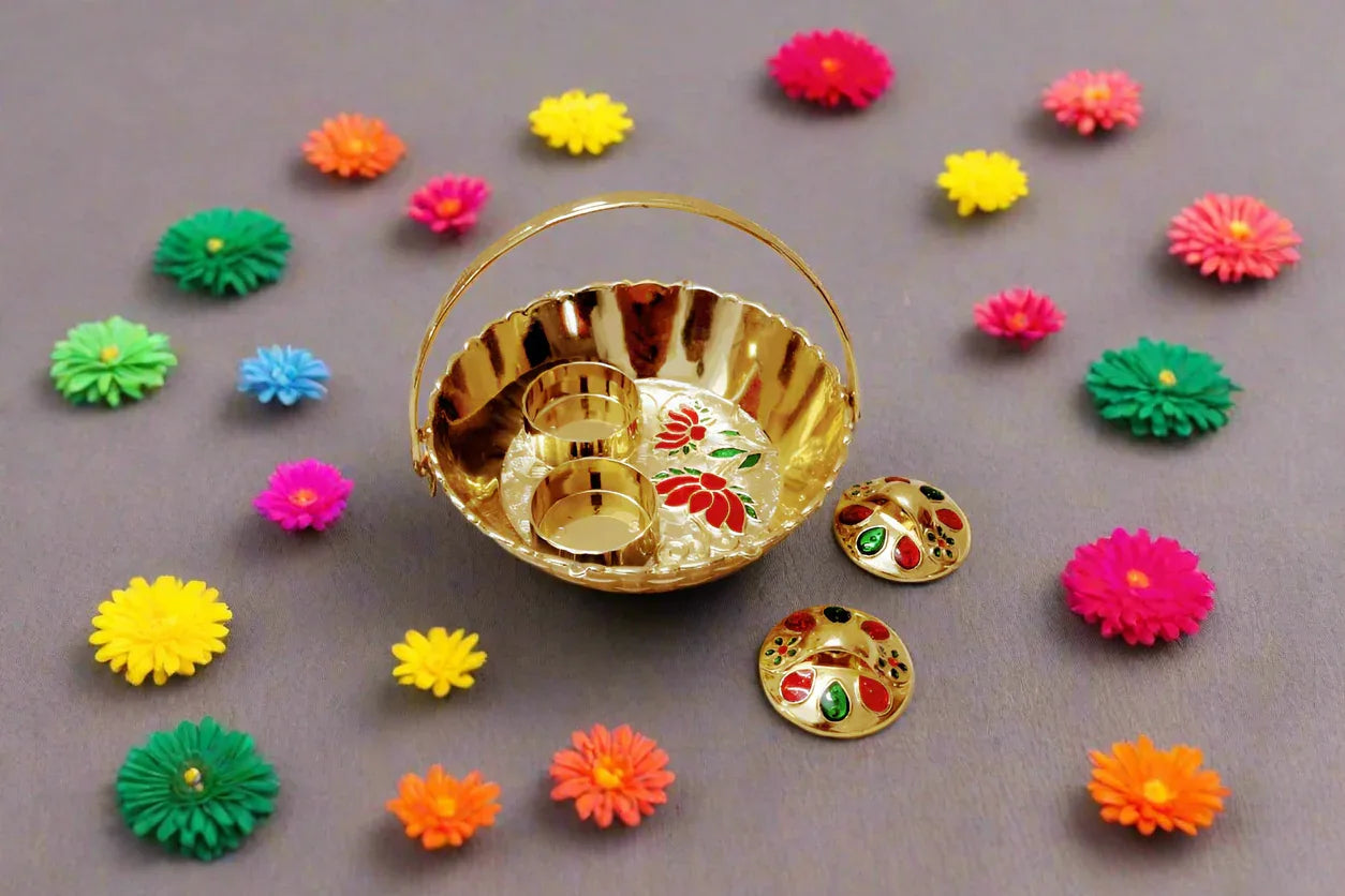 Tokri Basket Tambulam Set - Puja Celebrations