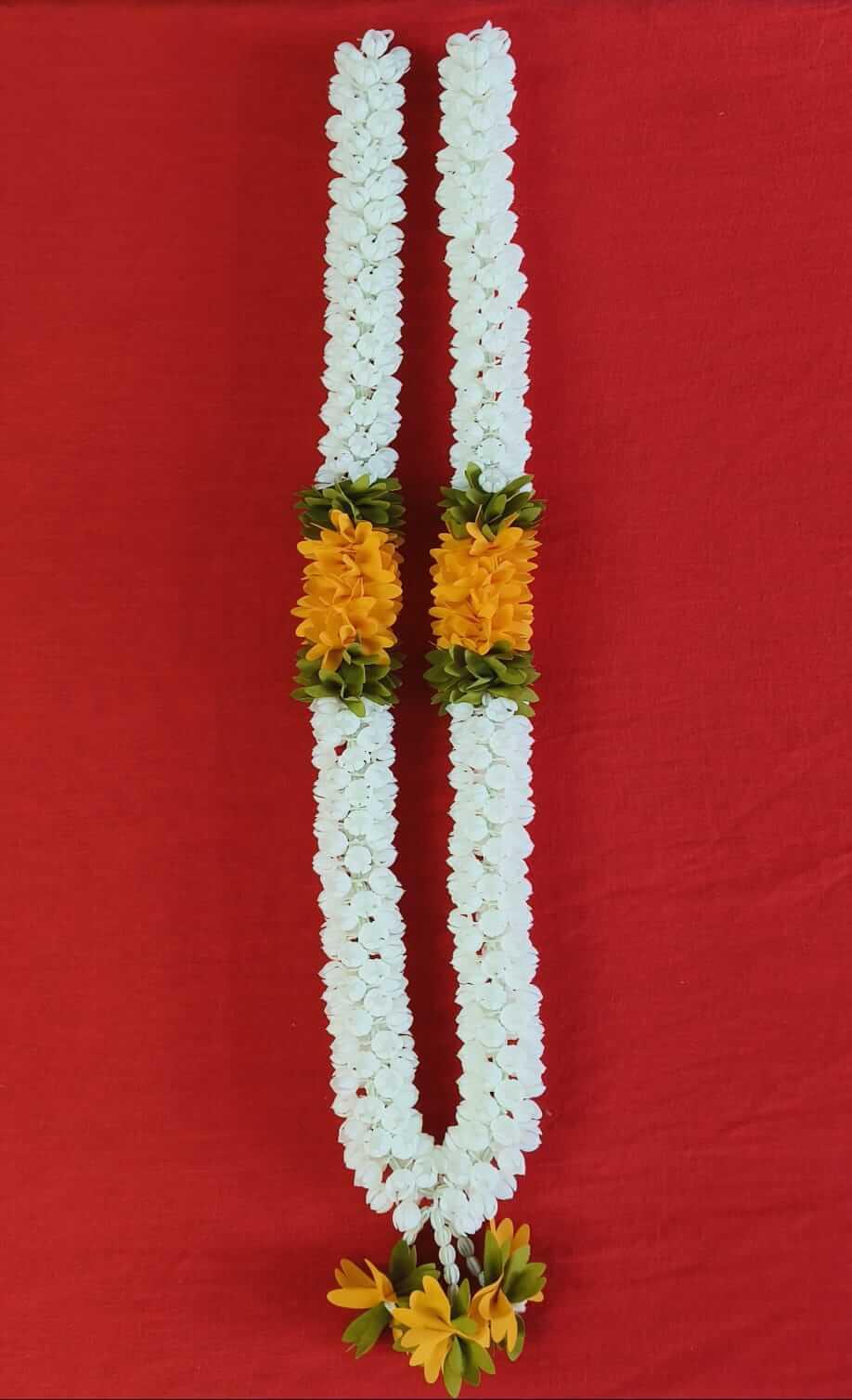 Artificial Flower Mala Garland - Puja Celebrations