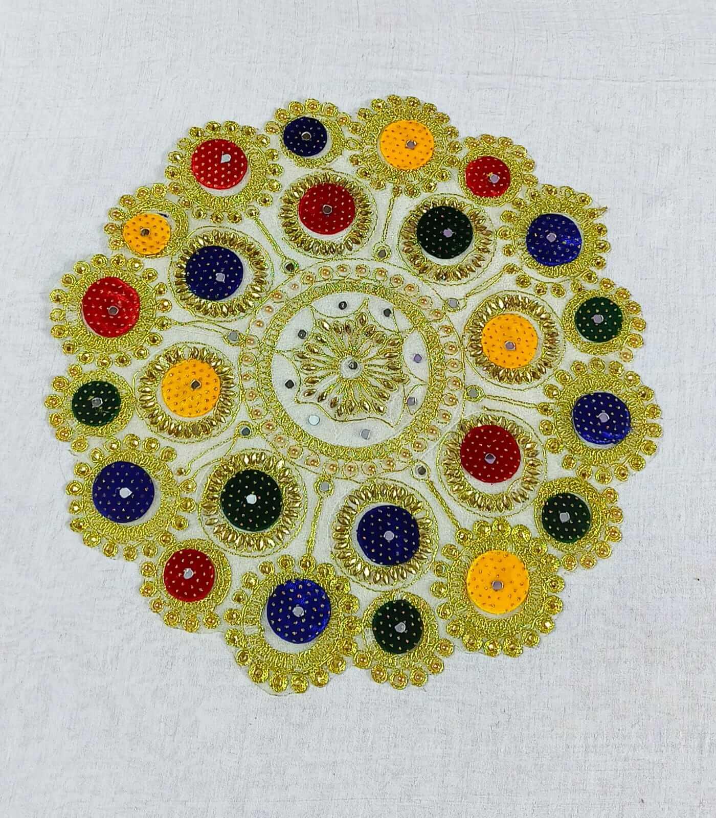 Rangoli Designer Cloth Mat - Puja Celebrations