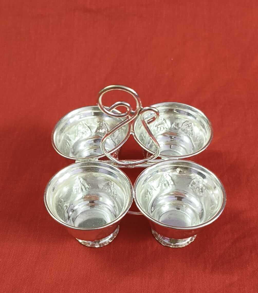 Silver Plated Panchwala - Puja Celebrations