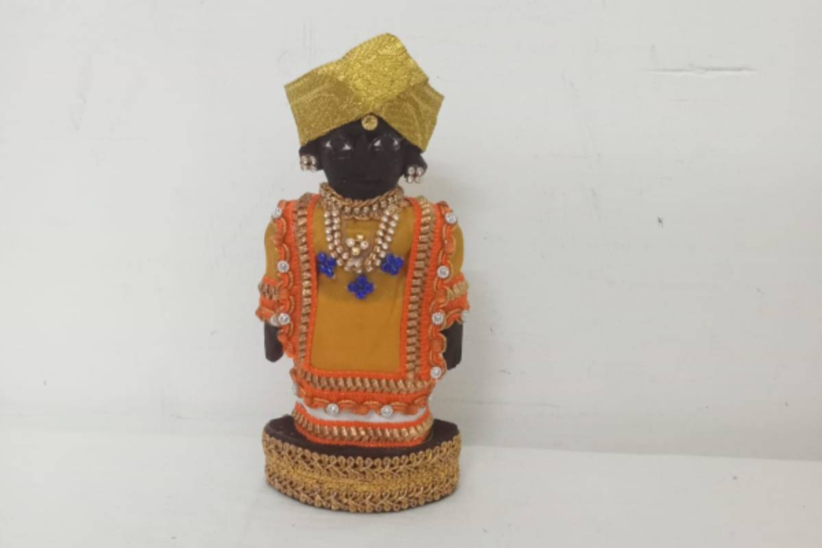 Decorated Wooden Marapachi Doll Pair