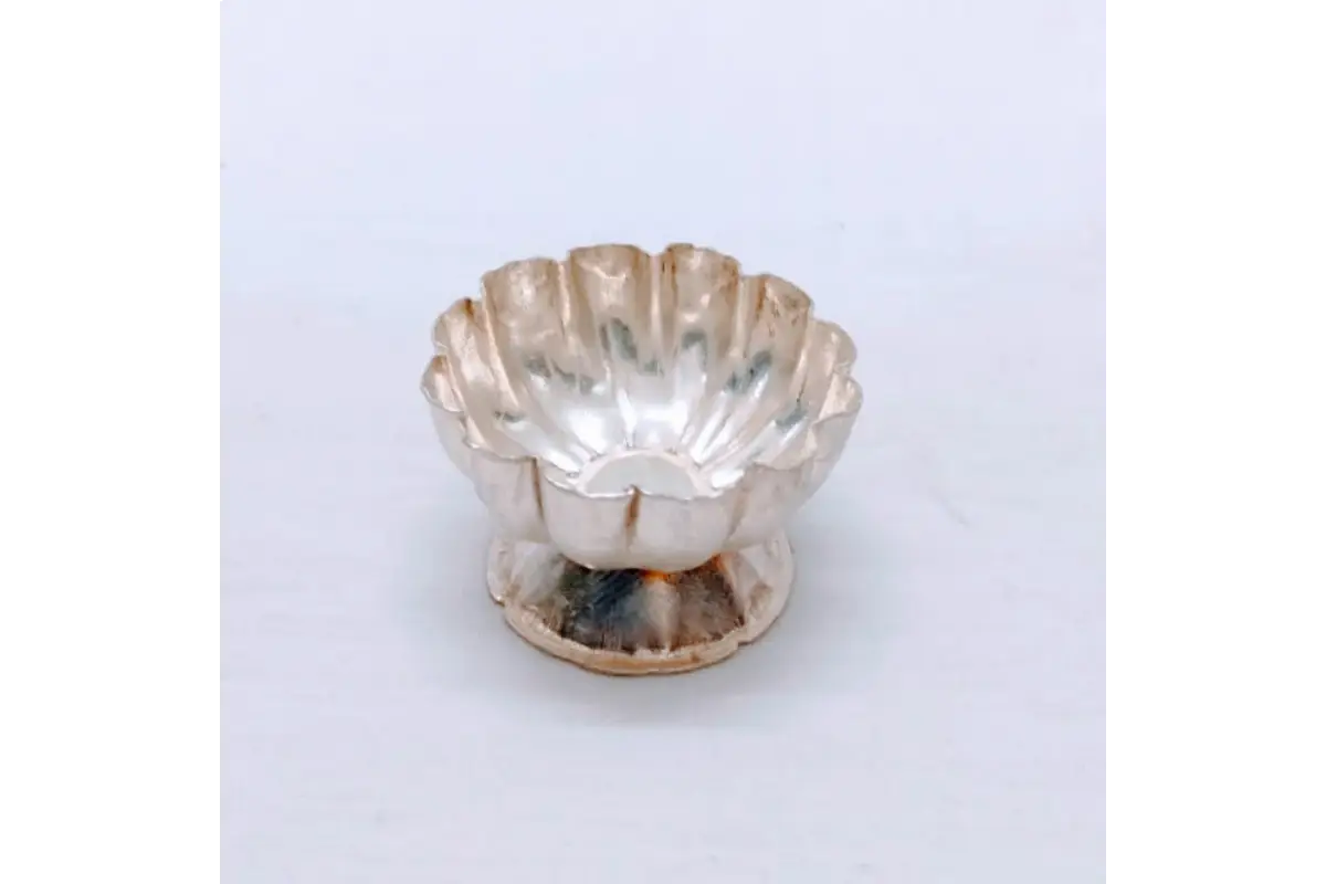 German Silver 2 Cup – Premium Puja Accessory for Rituals and Festive Celebrations