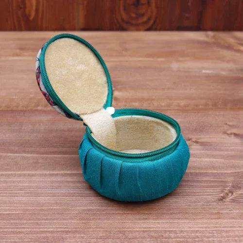 Round Kalamkari Bangle Box - Puja Celebrations
