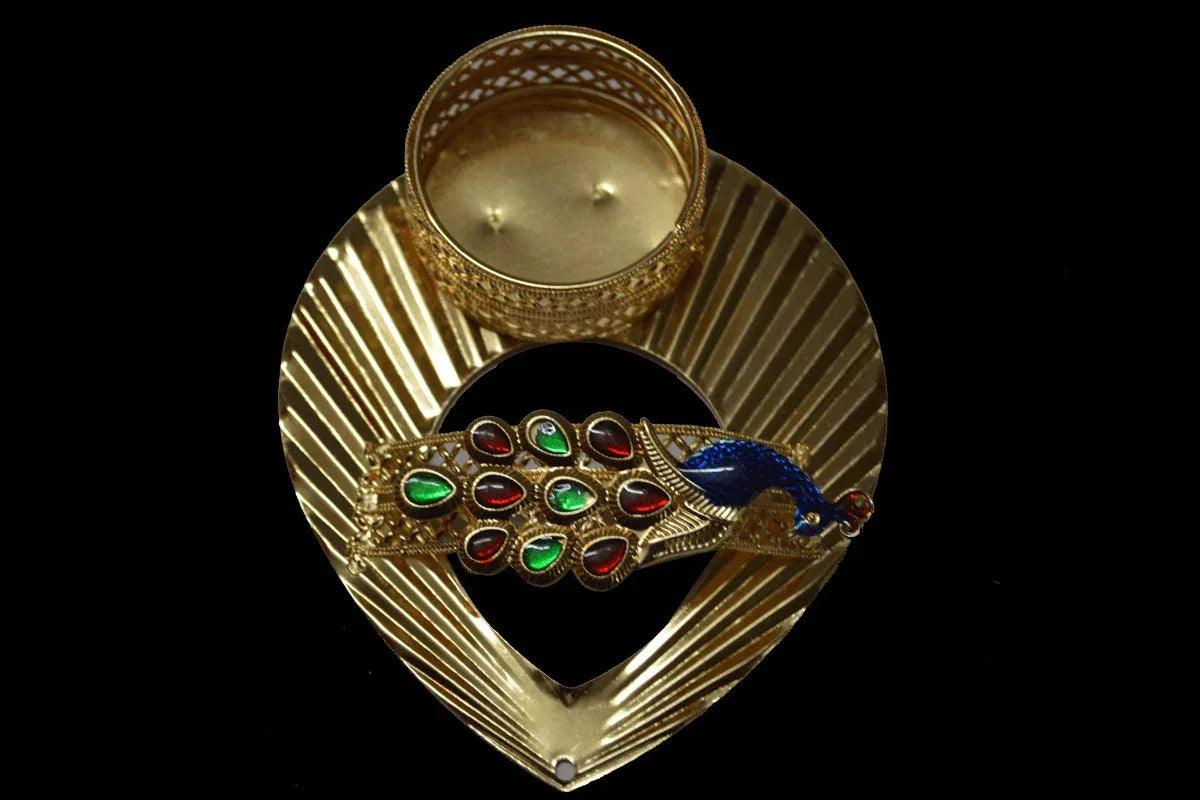 Round Candle Holder - Puja Celebrations