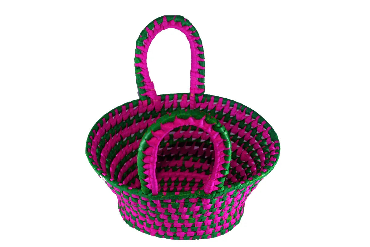 Palm Leaf Basket - Puja Celebrations