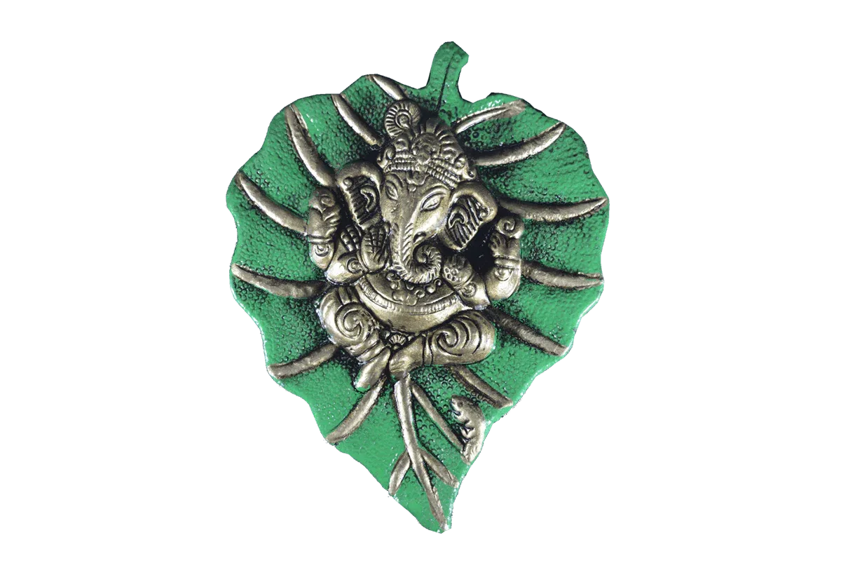 Leaf Shape Ganesha Hanging - Puja Celebrations