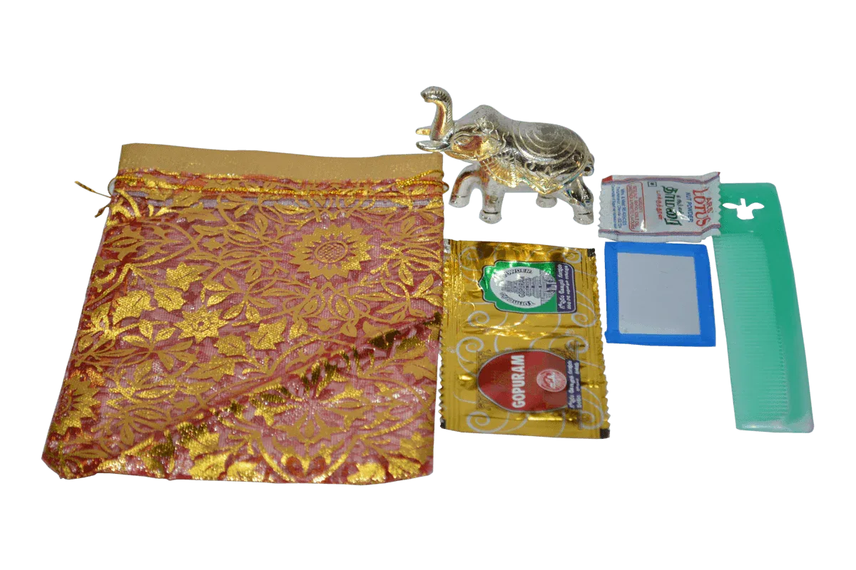 Elephant Kumkum Combo - Puja Celebrations