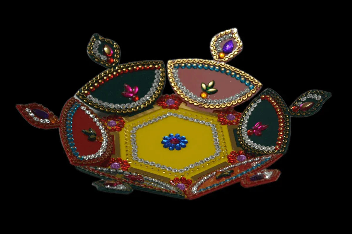 Acrylic Candle Stand - Puja Celebrations