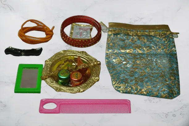 Round Tambulam Plate Combo - Puja Celebrations