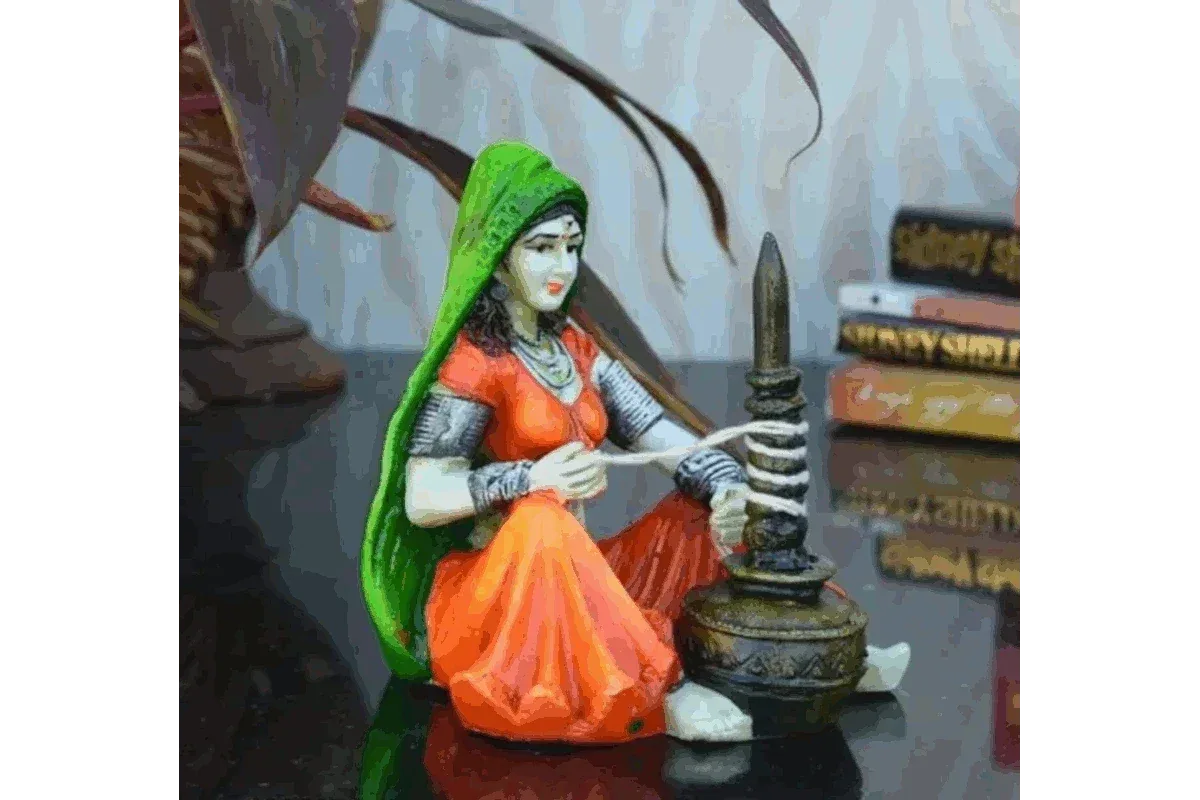 Rajasthani Lady with Chaas - Puja Celebrations