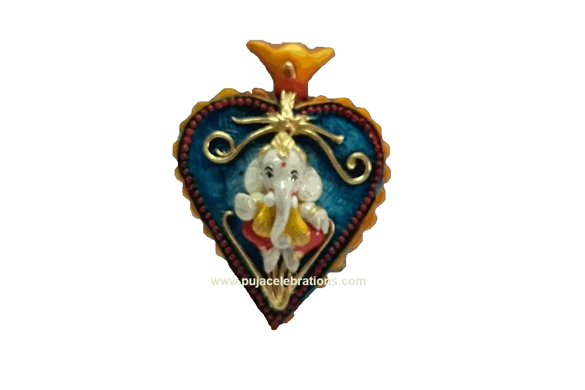 Heart Ganesha Hanging - Puja Celebrations
