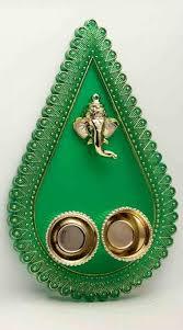 Acrylic Ganesha Platter - Puja Celebrations