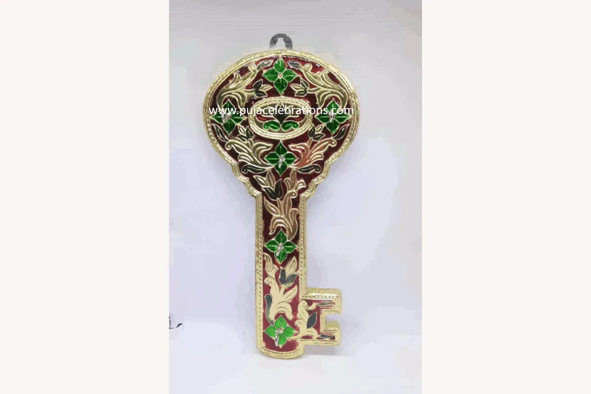 Key Design Meenakari Keyholder - Puja Celebrations
