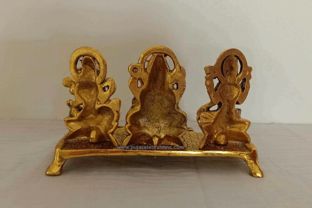 Lakshmi Ganesh Saraswathi Diya