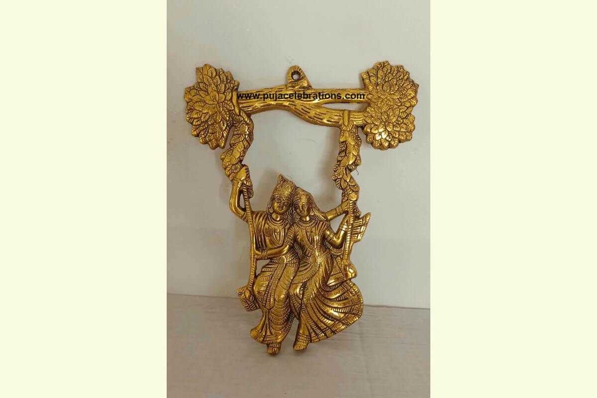 Radha Krishna on Swing - Puja Celebrations