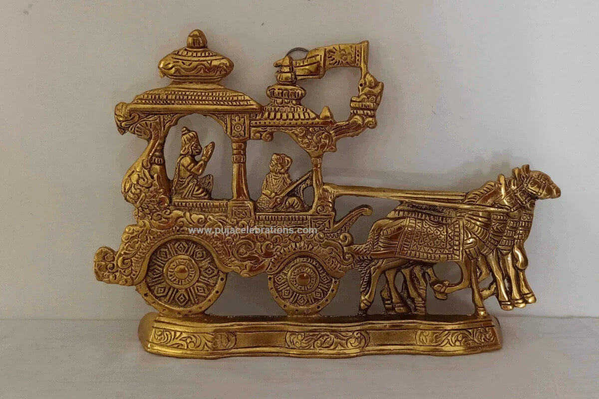 Krishna Arjun Rath Chariot Hanging - Puja Celebrations