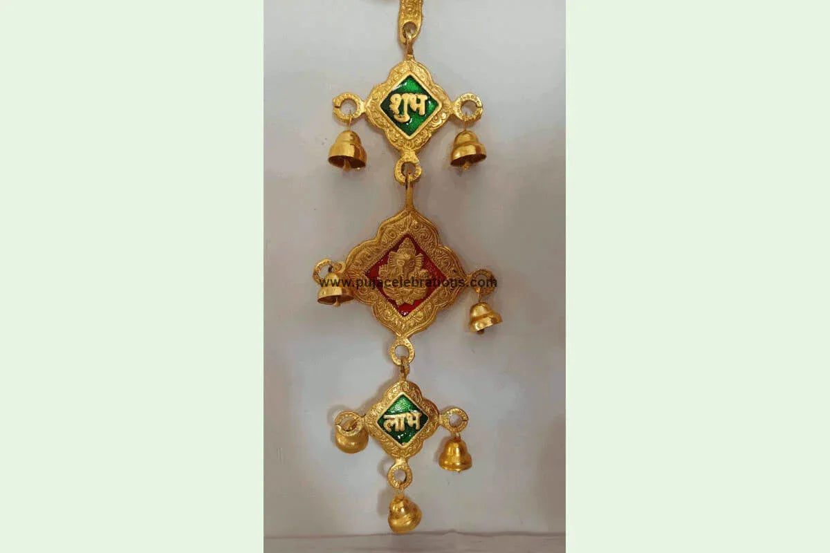 Shubh Labh Ganesha Hanging Toran - Puja Celebrations