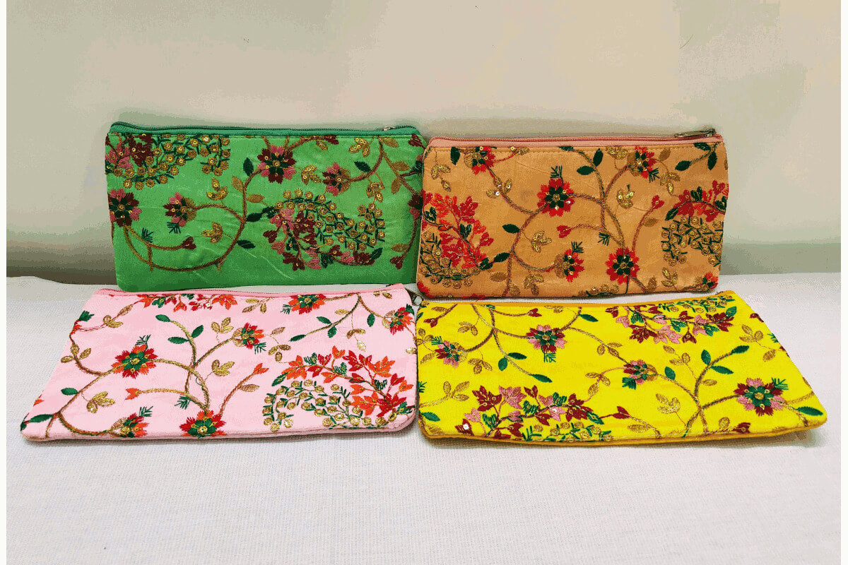 Printed Embroidery Purse