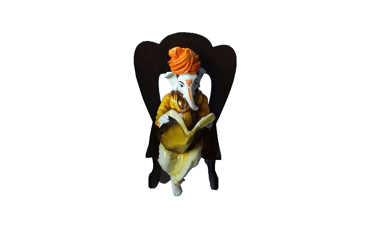 Ganesh on Rocking Chair - Puja Celebrations