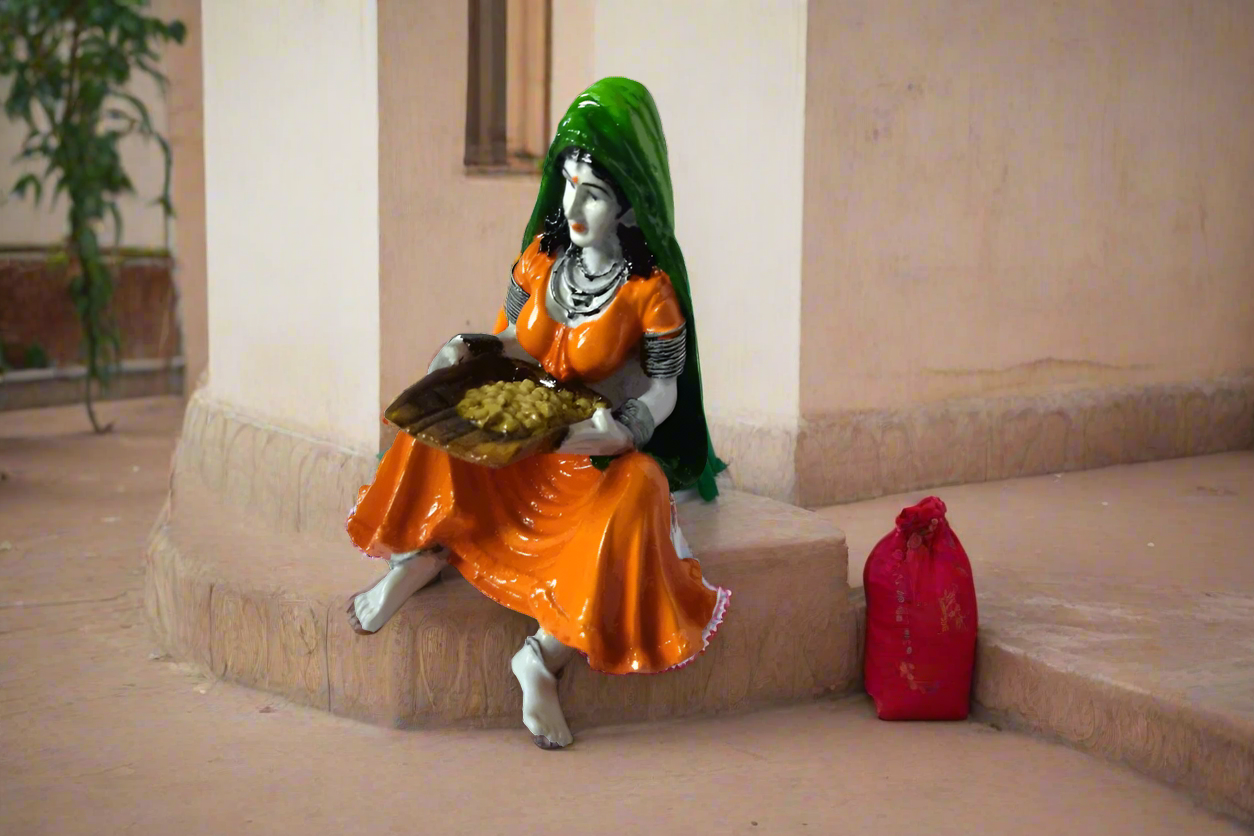 Rajasthani Lady with Winnow