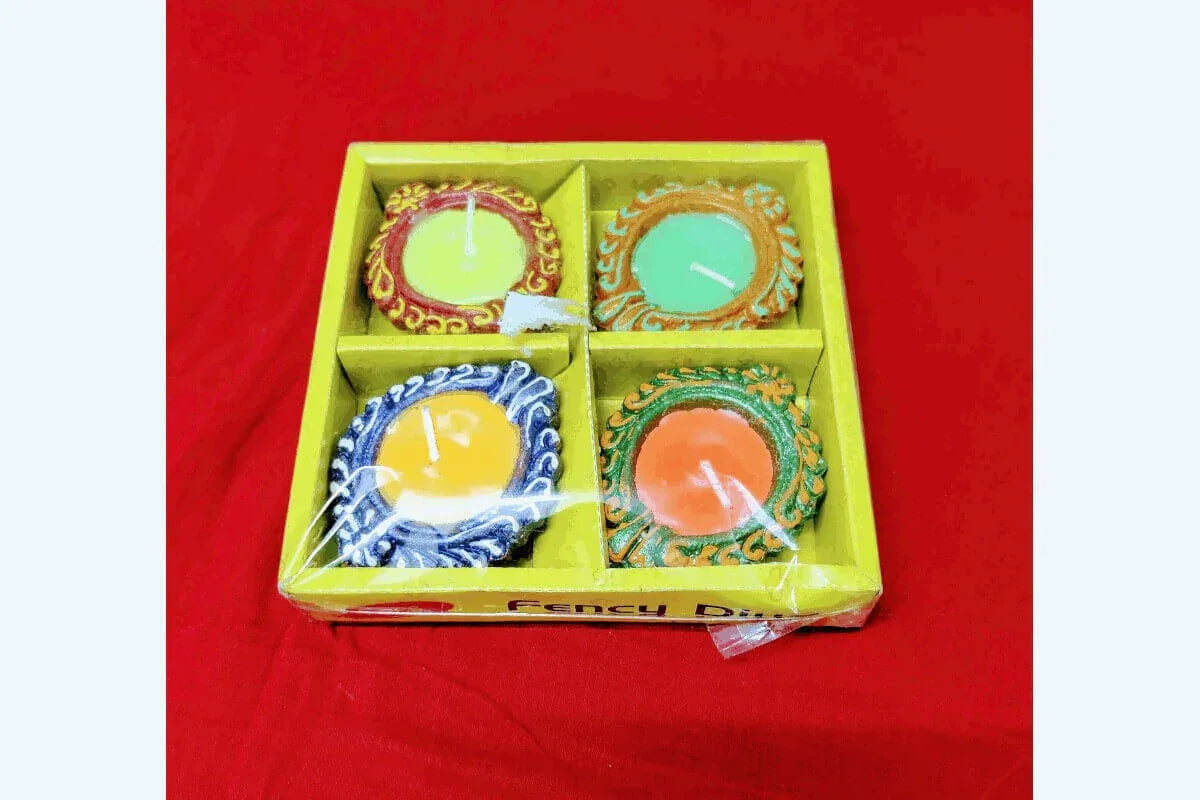 Designer Clay Diya Agal - Puja Celebrations