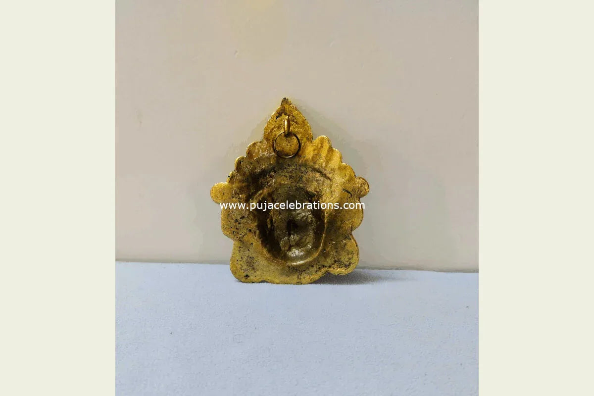 Metal Durga Face Hanging - Puja Celebrations