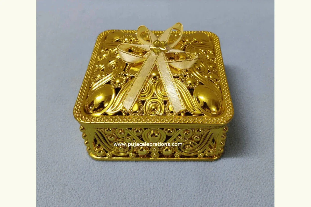 Fiber Gift Box Square - Puja Celebrations