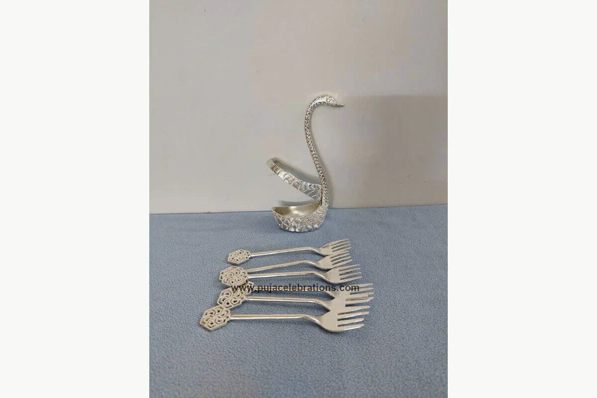 Swan Designer Stand - Puja Celebrations